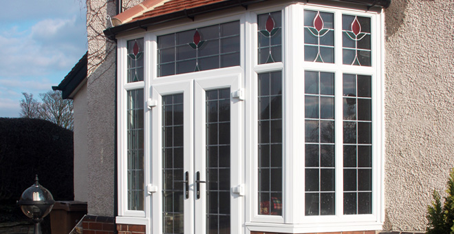 Double glazed patio door